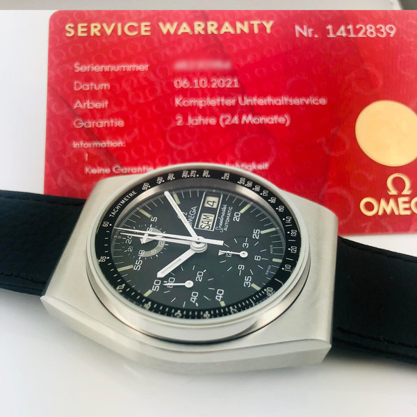 Omega Speedmaster Automatic Mark 4,5 Cal. 1045 Ref. 176.0012 Day/Date Mint Papers